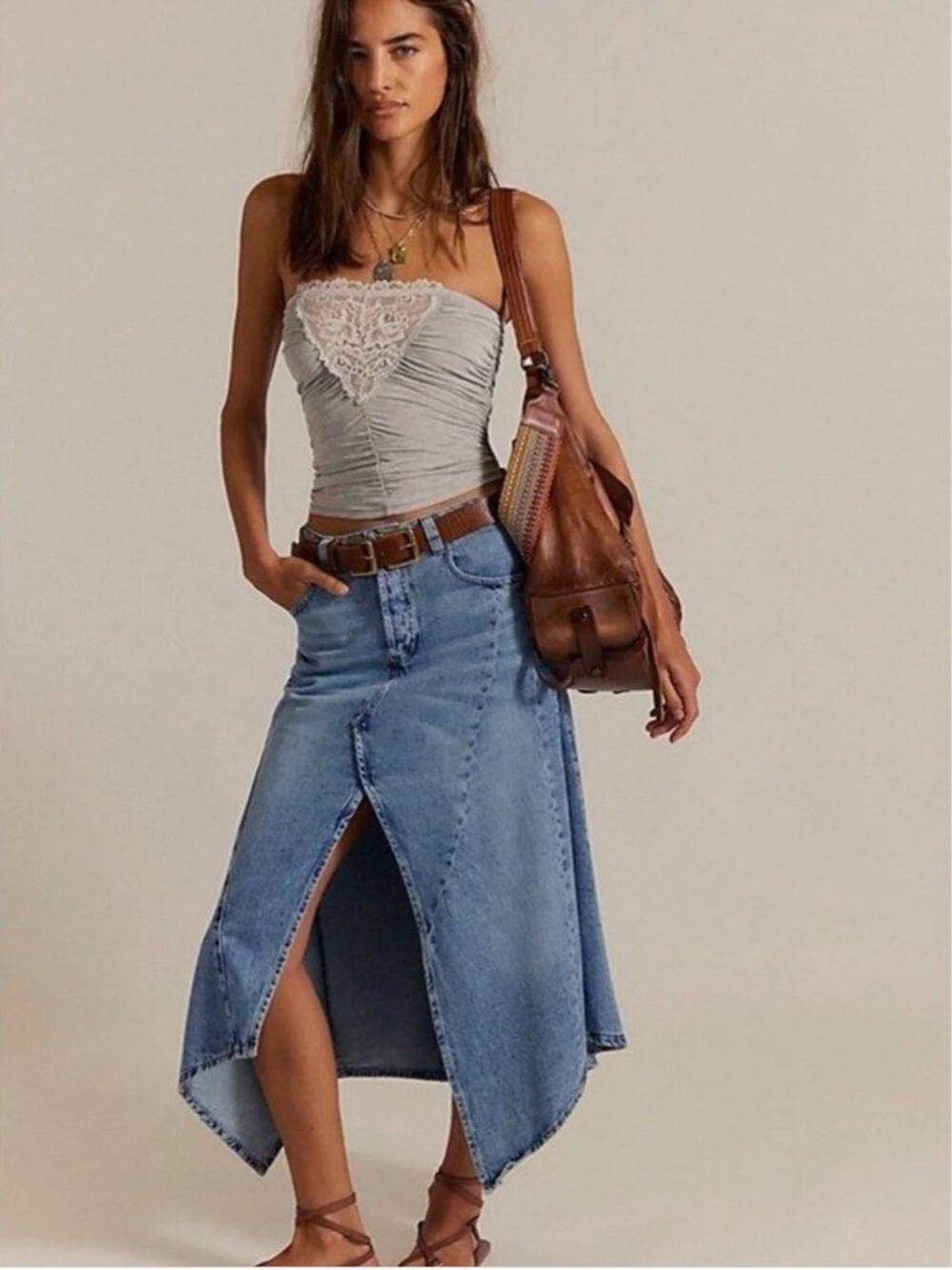 We The Free Aquarius Maxi Skirt NWOT Sz 27